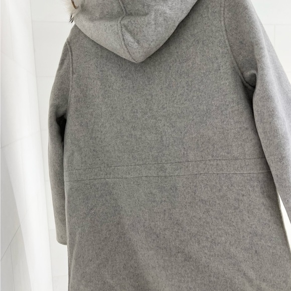 100% fur coat jacket, super warm and beautiful gery color - Picture 5 of 5